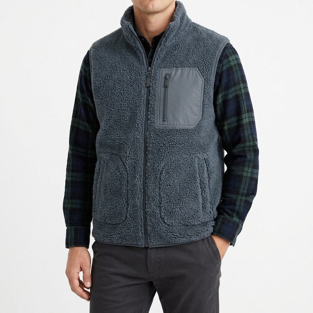 Ridge — Men's Sherpa Fleece Vest