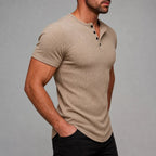 Siena — Men's Soft Henley – fabric detail