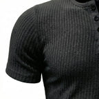 Siena — Men's Soft Henley – detail