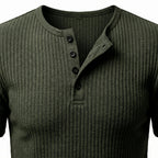Siena — Men's Soft Henley – fabric detail