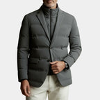 Sutton — Men's Quilted Padded Blazer Jacket