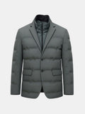 Sutton — Men's Quilted Padded Blazer Jacket