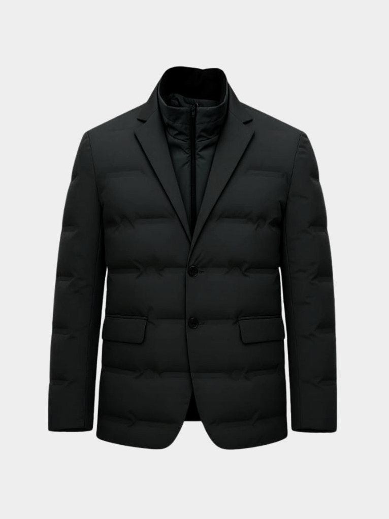 Sutton — Men's Quilted Padded Blazer Jacket
