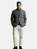Sutton — Men's Quilted Padded Blazer Jacket