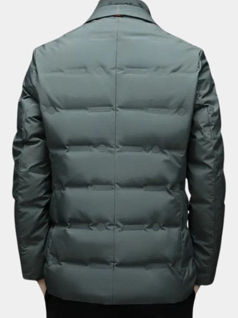 Sutton — Men's Quilted Padded Blazer Jacket