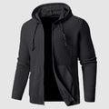 Tahoe — Men's Textured Knit Zip Hoodie