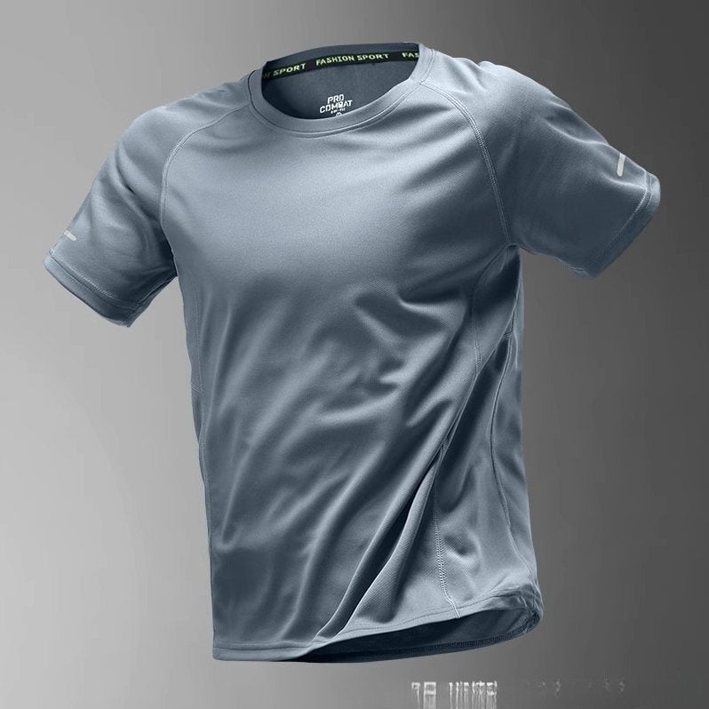 Verbier Cooling Tee in Harbour Gray