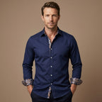 Wells — Men's Easy-Care Dress Shirt