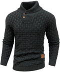 Yates — Men's Shawl Collar Basket-Weave Sweater